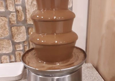 kézműves csoki csokoládé szökőkút 11